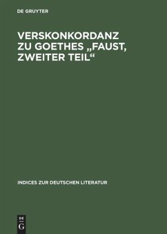 Verskonkordanz zu Goethes ¿Faust, Zweiter Teil¿