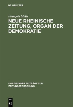 Cover Neue Rheinische Zeitung, Organ der Demokratie