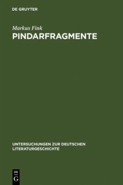 Pindarfragmente - Fink, Markus