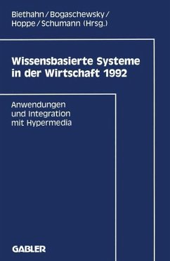 Wissensbasierte Systeme in der Wirtschaft 1992 - Biethahn, Jörg