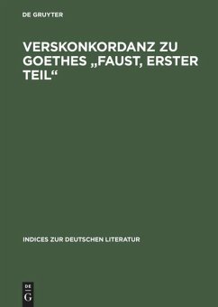 Verskonkordanz zu Goethes 