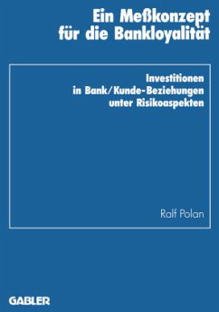 Ein Meßkonzept für die Bankloyalität - Polan, Ralf