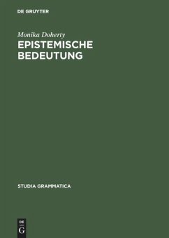 Epistemische Bedeutung - Doherty, Monika