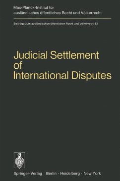 Judicial Settlement of International Disputes International Court of Justice other Courts and Tribunals, Arbitration and Conciliation