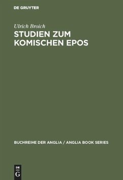 Studien zum komischen Epos - Broich, Ulrich