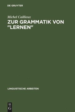 Zur Grammatik von "lernen"