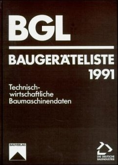 Baugeräteliste (BGL) 1991