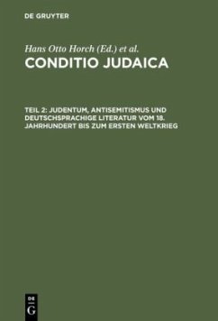 Judentum, Antisemitismus und deutschsprachige Literatur vom 18. Jahrhundert bis zum Ersten Weltkrieg