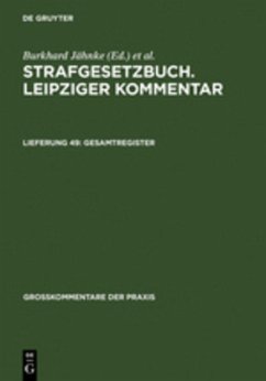 Gesamtregister - Jähnke, Burkhard / Laufhütte, Heinrich Wilhelm / Odersky, Walter (Hgg.)