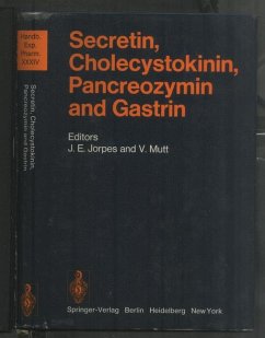 Secretin, cholecystokinin, pancreozymin and gastrin. Handbuch der experimentellen Pharmakologie N. S. 34.