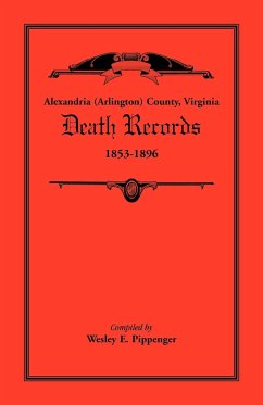 Alexandria (Arlington) County, Virginia Death Records, 1853-1896 - Pippenger, Wesley E.