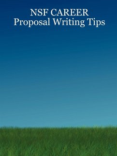 NSF CAREER Proposal Writing Tips - Pei, Z. J.