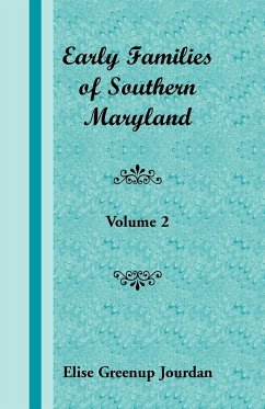 Early Families of Southern Maryland - Jourdan, Elise Greenup