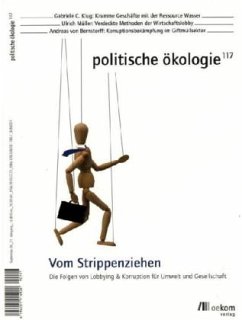 Vom Strippenziehen / Politische Ökologie H.117 - Klug, Gabriele C.;Müller, Ullrich;Bernstorff, Andreas von