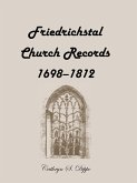 Friedrichstal Church Records, 1698-1812