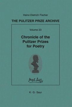 Chronicle of the Pulitzer Prizes for Poetry