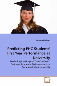 Predicting PHC Students' First Year Performance at University - Madigan, Veronica