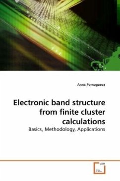 Electronic band structure from finite cluster calculations - Pomogaeva, Anna