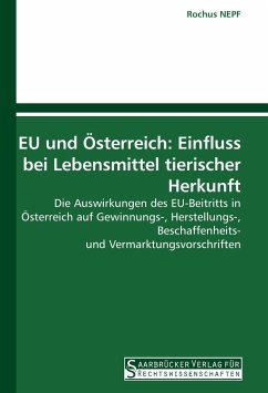 EU und Österreich: Einfluss bei Lebensmittel tierischer Herkunft - NEPF, Rochus