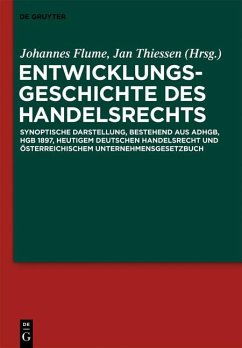 Entwicklungsgeschichte des Handelsrechts