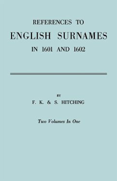References to English Surnames in 1601 and 1602