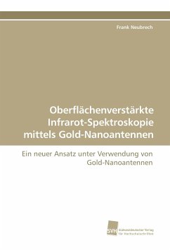 Oberflächenverstärkte Infrarot-Spektroskopie mittels Gold-Nanoantennen - Neubrech, Frank