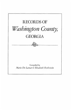 Records of Washington County, Georgia - de Lamar, Marie; Rothstein, Elisabeth