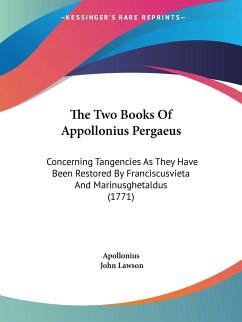 The Two Books Of Appollonius Pergaeus - Apollonius