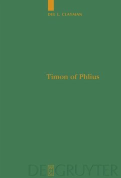 Timon of Phlius - Clayman, Dee L.