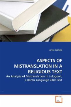 ASPECTS OF MISTRANSLATION IN A RELIGIOUS TEXT - Wangia, Joyce