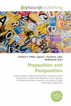 Preposition and Postposition