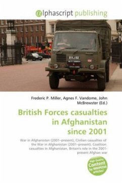 British Forces casualties in Afghanistan since 2001