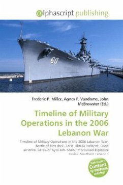Timeline of Military Operations in the 2006 Lebanon War