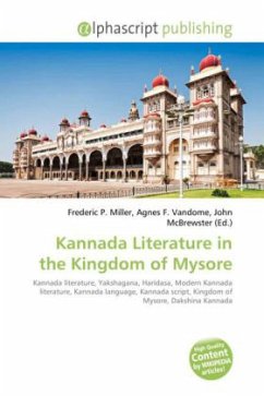 Kannada Literature in the Kingdom of Mysore