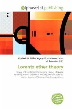 Lorentz ether theory