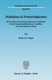 Mediation in Erbstreitigkeiten.