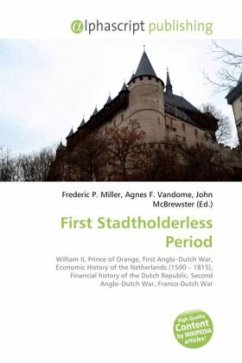 Cover First Stadtholderless Period