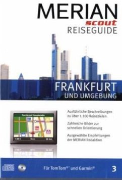 Cover ReiseGuide Frankfurt und Umgebung, 1 CD-ROM / Merian scout, CD-ROMs