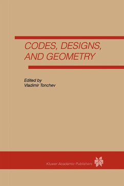 Codes, Designs and Geometry - Tonchev, Vladimir (ed.)