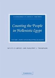 Counting the People in Hellenistic Egypt 2 Volume Paperback Set - Clarysse, Willy; Thompson, Dorothy