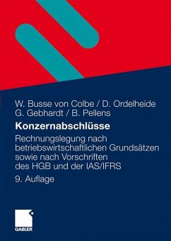 Konzernabschlüsse - Busse von Colbe, Walther;Ordelheide, Monika;Gebhardt, Günther