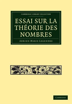 Essai Sur La Theorie Des Nombres - Legendre, Adrien-Marie