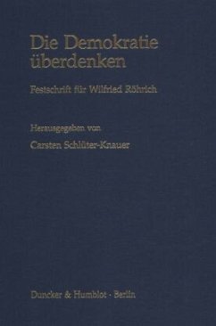 Die Demokratie überdenken. - Schlüter-Knauer, Carsten (Hrsg.)