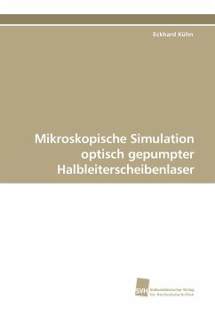 Cover Mikroskopische Simulation optisch gepumpter Halbleiterscheibenlaser