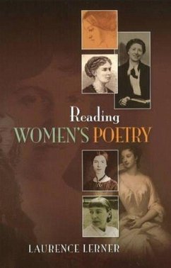 Reading Women's Poetry - Lerner, Laurence