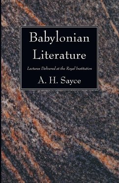 Babylonian Literature - Sayce, A. H.