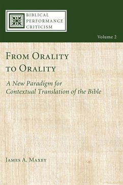 From Orality to Orality - Maxey, James A.