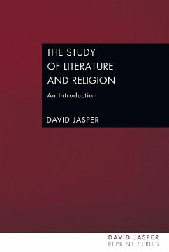 The Study of Literature and Religion - Jasper, David