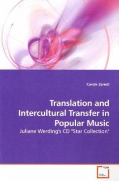 Translation and Intercultural Transfer in Popular Music - Zerndl, Carola