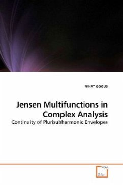 Jensen Multifunctions in Complex Analysis - GOGUS, NIHAT